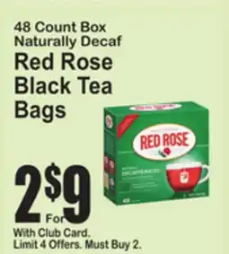 SuperFresh Red Rose Black Tea Bags offer