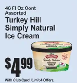 SuperFresh Turkey Hill Simply Natural Ice Cream offer