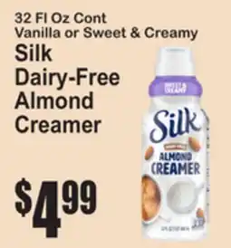 SuperFresh Silk Dairy-Free Almond Creamer offer