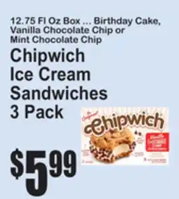 SuperFresh Chipwich Ice Cream Sandwiches offer