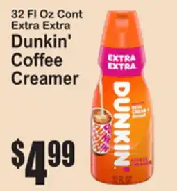 SuperFresh Dunkin' Coffee Creamer offer