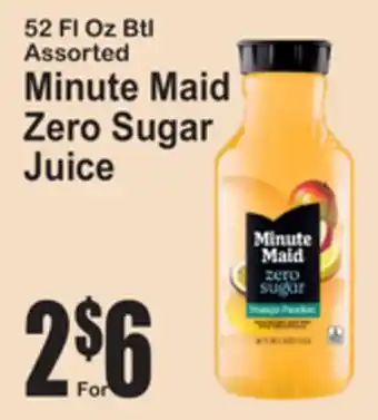 SuperFresh Minute Maid Zero Sugar Juice offer