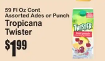 SuperFresh Tropicana Twister offer