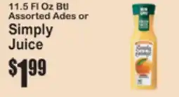 SuperFresh Simply Juice offer