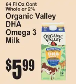 SuperFresh Organic Valley DHA Omega 3 Milk offer