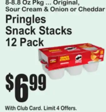 SuperFresh Pringles Snack Stacks offer