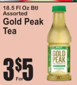 SuperFresh 18.5 Fl Oz Btl Assorted Gold Peak Tea offer