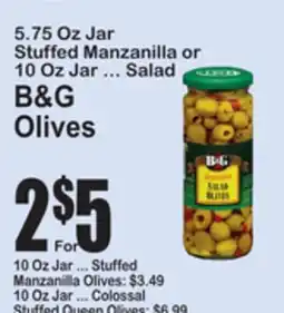 SuperFresh B&G Olives offer