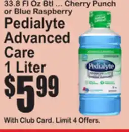 SuperFresh Pedialyte Advanced Care offer