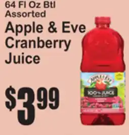 SuperFresh Apple & Eve Cranberry Juice offer