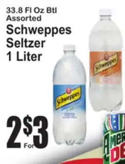 SuperFresh Schweppes Seltzer offer