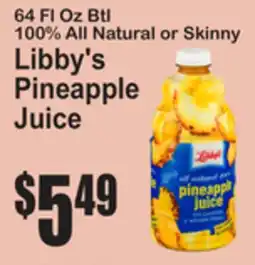 SuperFresh Libby's Pineapple Juice offer