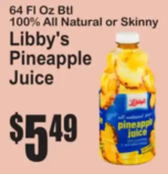 SuperFresh Libby's Pineapple Juice offer