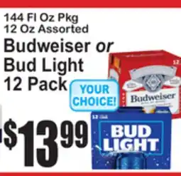 SuperFresh Budweiser or Bud Light offer