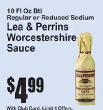 SuperFresh Lea & Perrins Worcestershire Sauce offer