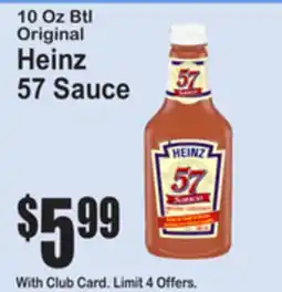 SuperFresh Heinz 57 Sauce offer