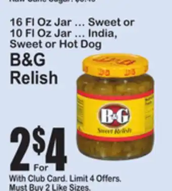 SuperFresh B&G Relish offer