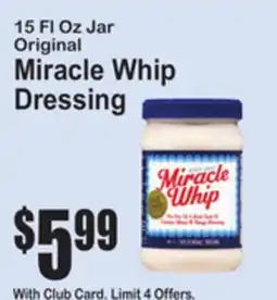 SuperFresh Original Miracle Whip Dressing offer