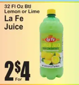 SuperFresh La Fe Juice offer