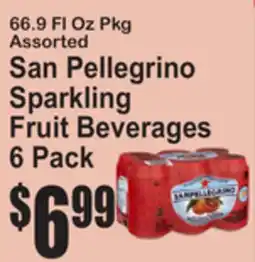SuperFresh San Pellegrino Sparkling Fruit Beverages offer