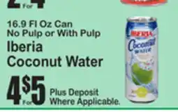 SuperFresh Iberia Coconut Water offer