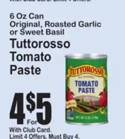 SuperFresh TUTTOROSSO TOMATO PASTE offer