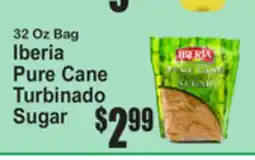 SuperFresh 32 Oz Bag Iberia Pure Cane Turbinado Sugar offer