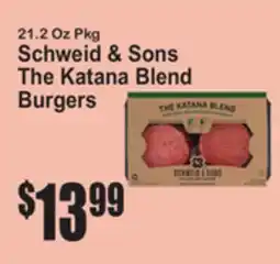 SuperFresh Schweid & Sons The Katana Blend Burgers offer