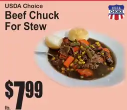 SuperFresh USDA Choice Beef Chuck For Stew offer