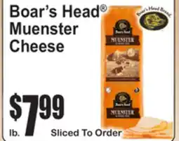 SuperFresh Boar's Head Muenster Cheese offer