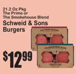 SuperFresh Schweid & Sons Burgers offer