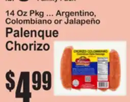 SuperFresh Palenque Chorizo offer