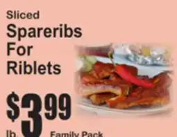SuperFresh Sliced Spareribs For Riblets offer