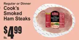 SuperFresh Cook's Smoked Ham Steaks offer