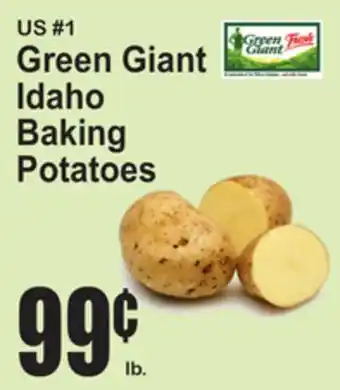 SuperFresh US #1 Green Giant Idaho Baking Potatoes offer