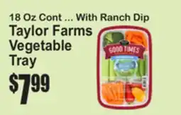 SuperFresh Taylor Farms Vegetable Tray offer
