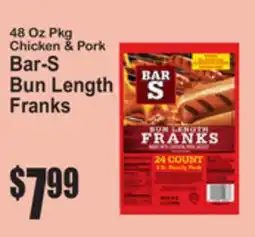 SuperFresh Bar-S Bun Length Franks offer