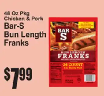 SuperFresh Bar-S Bun Length Franks offer