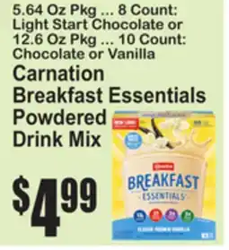 SuperFresh Carnation Breakfast Essentials Powdered Drink Mix offer