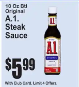 SuperFresh 10 Oz Btl Original A.1. Steak Sauce offer