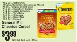 SuperFresh General Mill Cheerios Cereal offer