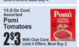 SuperFresh 13.8 Oz Cont Assorted Pomi Tomatoes offer