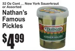 SuperFresh Nathan's Famous Pickles offer