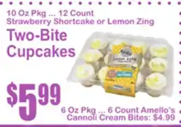 SuperFresh Two-Bite Cupcakes offer