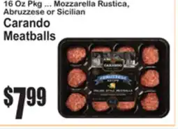 SuperFresh Carando Meatballs offer