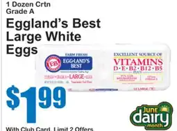 SuperFresh Eggland's Best Large White Eggs offer