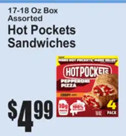 SuperFresh Assorted Hot Pockets Sandwiches offer