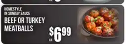 SuperFresh BEEF OR TURKEY MEATBALLS offer