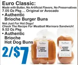 SuperFresh • Authentic Brioche Burger Buns • Authentic Brioche Hot Dog Buns offer