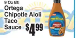 SuperFresh Ortega Chipotle Aioli Taco Sauce offer